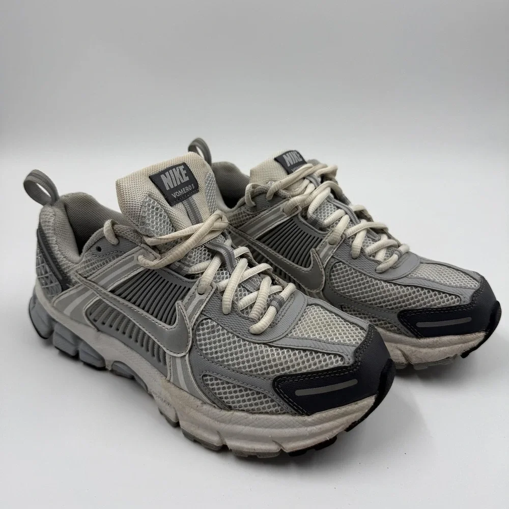 Nike Vomero 5 Shoes Kids Size 6Y Gray Mesh Metro Running Sneakers HF6998-002